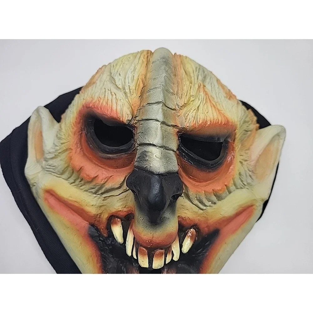 Vintage Halloween Vampire Horror Latex Mask Sri Lanka Industries 1999 w/ Tag